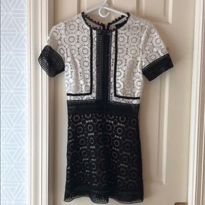 Aqua Lace Mini Dress